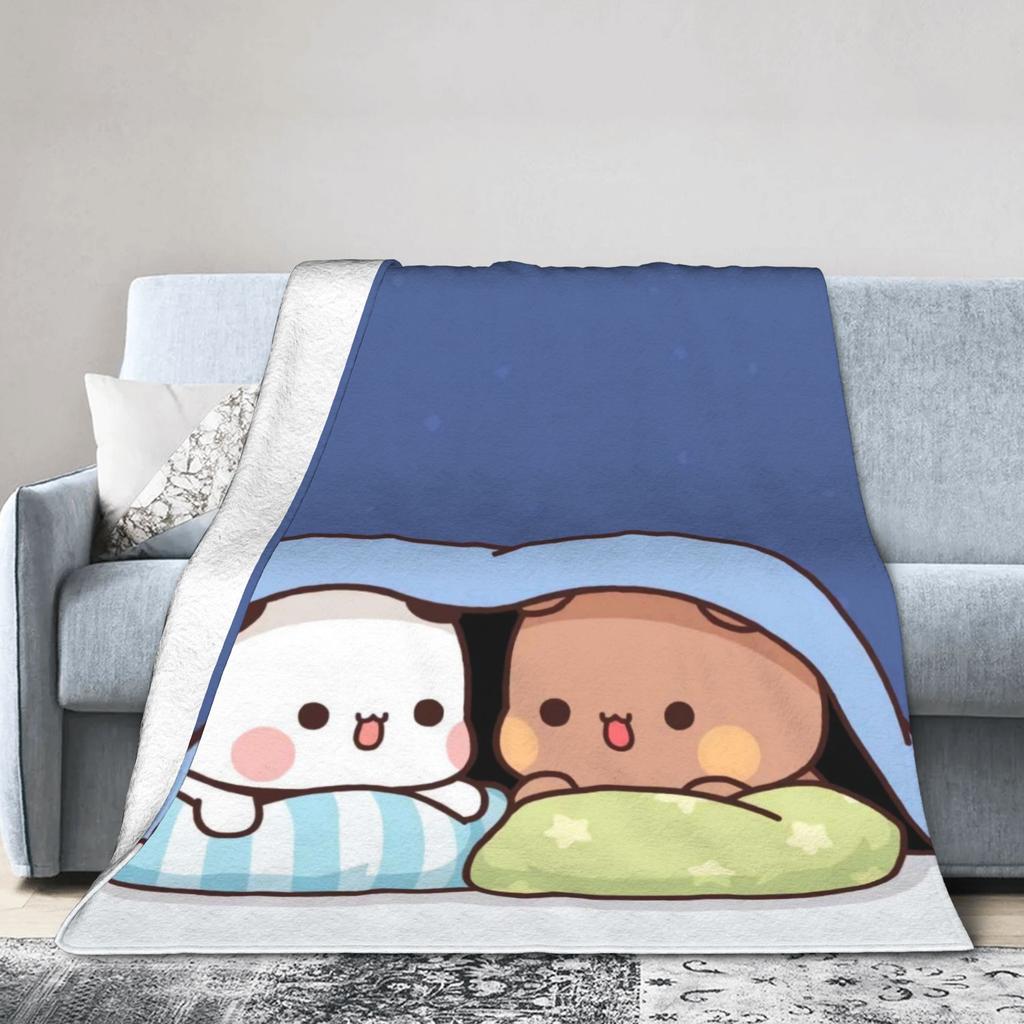 Cute Bubu & Dudu Blankets Super Warm Funny Plush Throw Blanket For Kids Adult Living Room Flannel Bedspread Bed Cover
