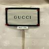 Gucci 619247 Ivory Silk Wool Logo Patch Cropped Jacket Jacket 38 IvoryUsed