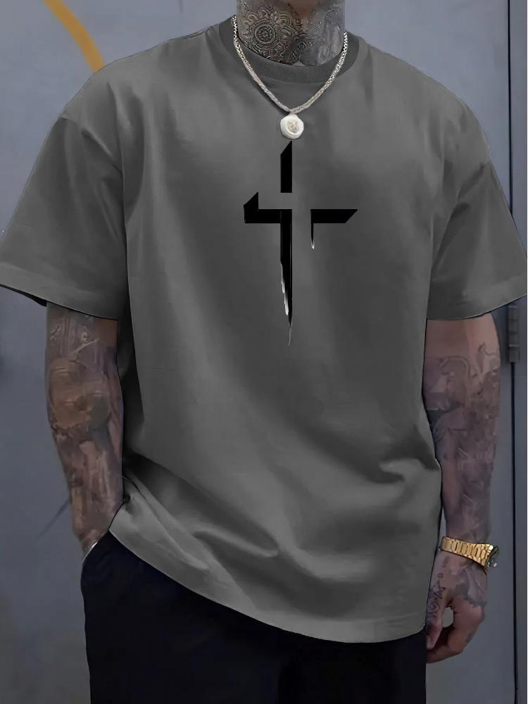 Summer Mens T-shirt Casual Loose Plus Size 3d Print Sports Comfortable Round Neck Short Sleeved T-shirt