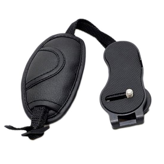 Universal Durable Camera Hand Grip Faux Leather Oval Wrist Band for SLR/DSLR
