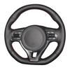 Anti-Slip Leather Car Steering Wheel Braid Soft Leather Cover For Kia Sportage 4 Gt-Line Optima 4