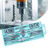 Metal Carbon Steel Tapping Tooth Set with Storage Box Durable Wear-Resistant High Precision Wide Size Range Tapping Tooth Kit