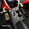 Can Foldable Storage Car Co-Pilot Trash Bag Car Storage And Finishing Supplies Car Trash Can Front-Row Hanging Trash