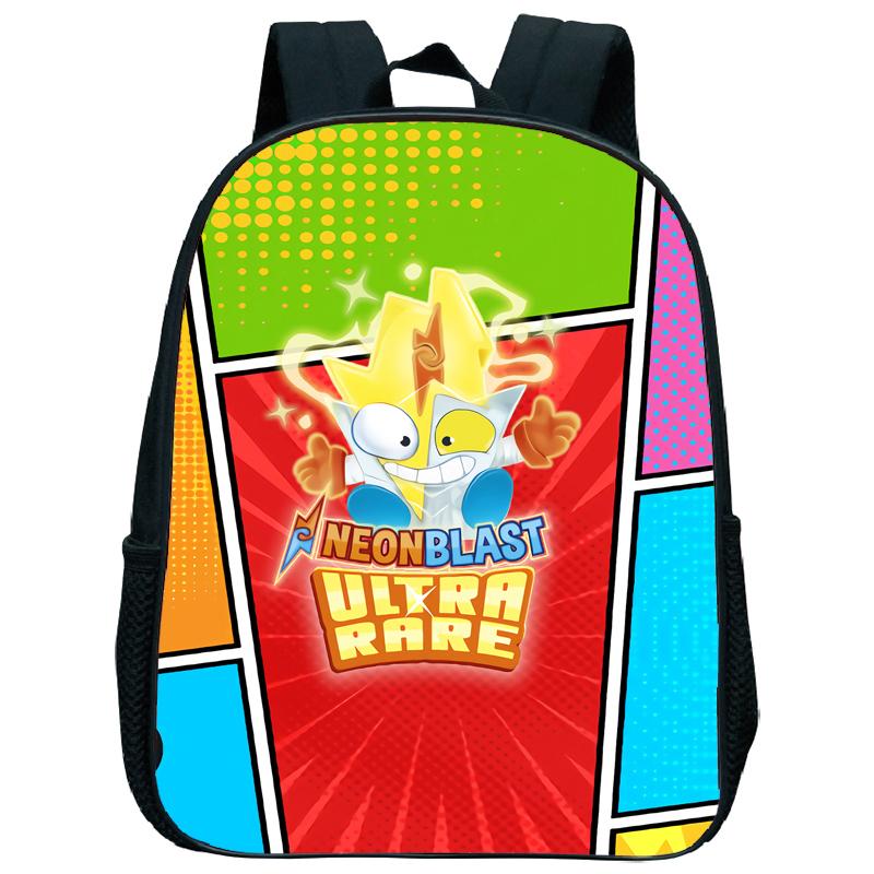 Superzings Kazoom Kids Backpack Children Kindergarten Schoolbag Super Zings 3-5 Years Old Boys Girls Cute Nursery Kids Bag