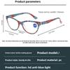 Stylish Cat Eye Reading Glasses Women Men Vintage Retro Flora Printed Eyewear Trendy Ultralight Presbyopia Plus Diopters