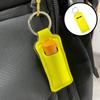 Portable Lip Balm Keyring Lipstick Holder Pouch Case Bag Heat