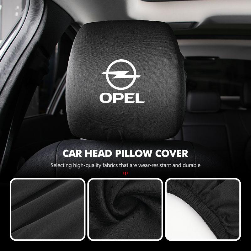For Opel Car Seat Headrest Cover Seat Neck Pillow Protection Cushion Corsa Astra H G J Insignia Vectra Zafira Meriva