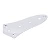 Jazz Bass Control Plate 4 Hole Blank Steel Metal Replacement for Electric Guitar