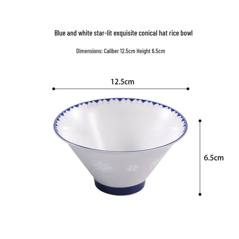 Jingdezhen Elegant Ceramic Rice Bowl