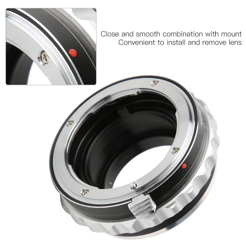 Fikaz NIK(G)-FX Aluminium Alloy Lens Mounting Adapter Ring for Nikon GSD Lens To for Fuji FX