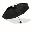 KISS Automatyczny Składany Wiatroodporny Parasol z Solidnym Żelaznym Stelażem, Przenośny Kompaktowy Parasol Podróżny Całoroczny Imprezy 0807039