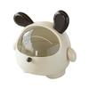 Cute Cashier Candy Storage Box Plastic Transparent Tape Cover Desktop Cartoon Creative Bar Multi Functional Tea Bag Storage Box