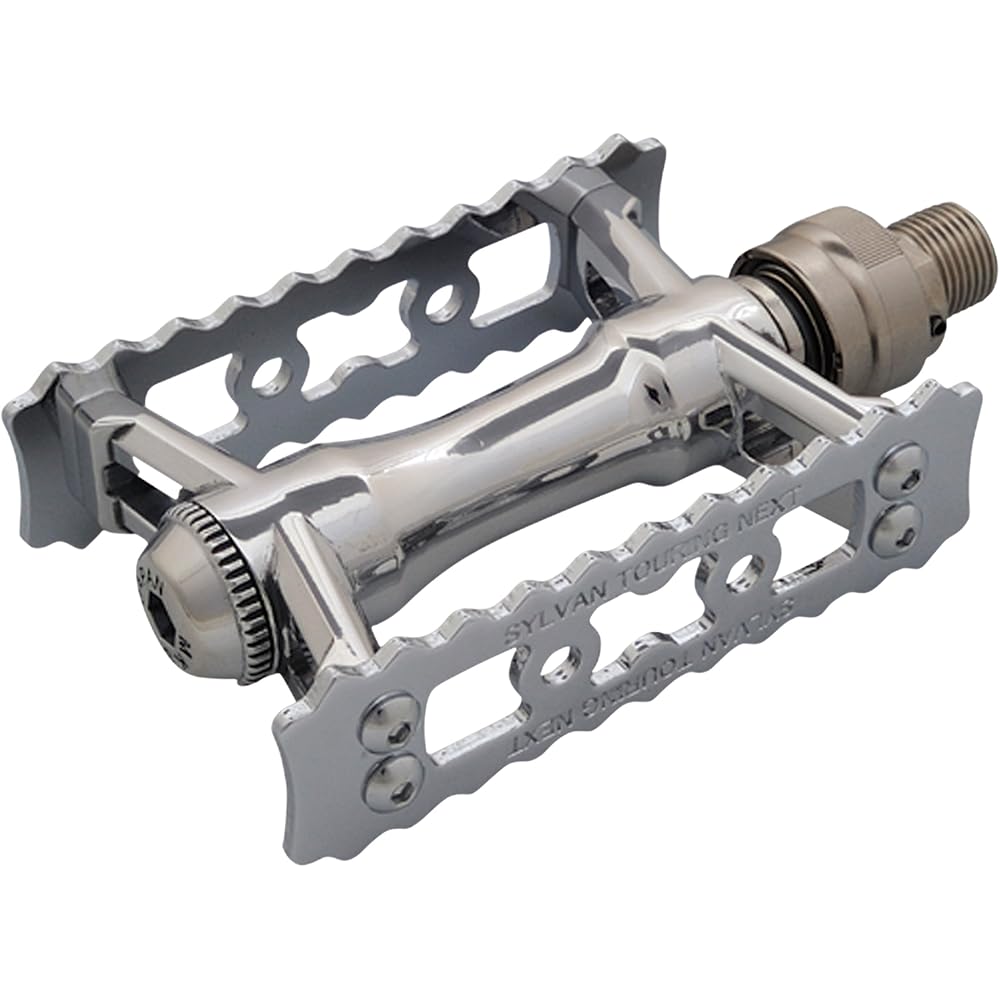 MKS Sylvan Touring Next Ezy Superior Bicycle Pedals Silver Lightweight Durable Design