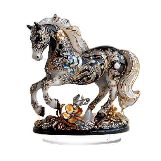 Acrylic Car Hanging Ornament Rearview Mirror Charm Cute Cartoon Car Keychain Accessory for Christmas Trees Doors Windows Fences Branches