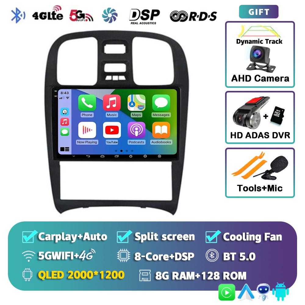 Android 14 DSP Car Radio Multimidia Video Player Navigation GPS For Hyundai Sonata EF 2001 - 2006 2007 2008 2009 2010 2011 2012