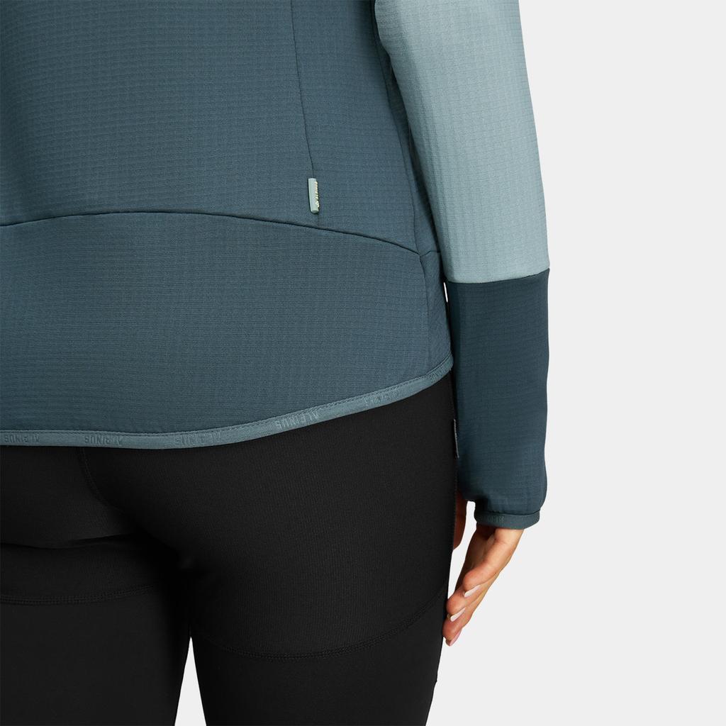 Alpinus Uba Women' Sweatshirt, Dark Sage, Mk11495, Size