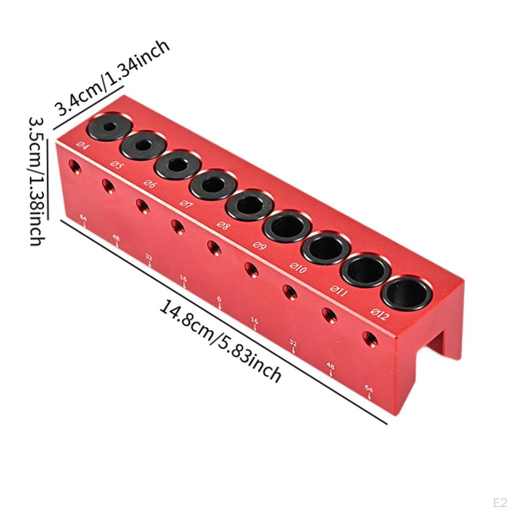 Drill Guide Jig Block Multifunctional Accessory Aluminum Alloy Positioning Tool Sturdy
