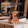 260W Square Random Orbital Electric Sander Machine with 20Pcs Sandpapers Strong Dust Collection Polisher Power Tool