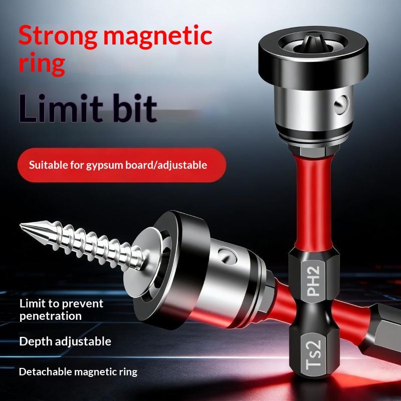 Magnetic Positioning S2 Screwdriver Bits Scratch Resistant Locating Bit for Interior Drywall Plasterboard Decoration