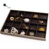 Champagne Brown Jewelry Storage Tray for Rings, Studs, Bracelets, and Necklaces