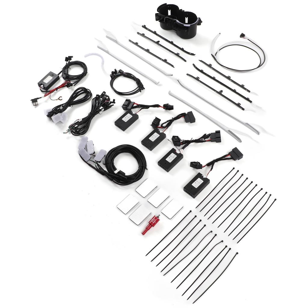Better Interior Upgrades 32 Color LED Ambient Lighting Kits for MMI Controler Replacement for A4 A5 B9 2017‑2019