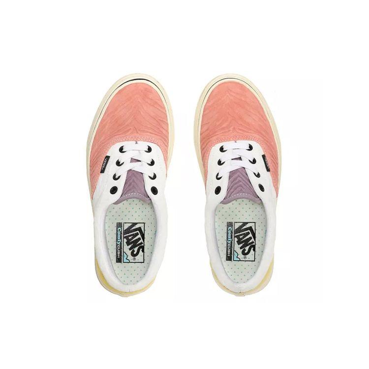 Vans Mixed Media Super Comfycush Era Low Top Skate Shoes Women Sneakers Yellow White Pink VN0A4U1D26A