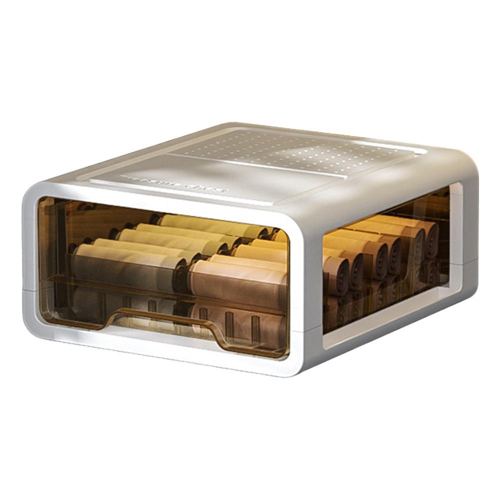 

Носок Подпоясной Выдвижной ящик для хранения Утолщенный Органайзер для шкафа Коробка для хранения одежды Домашнее украшение 10 grids