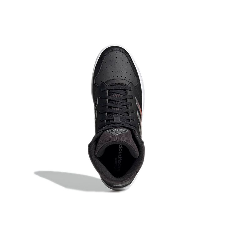 Adidas Gametalker Comfortable Durable High-Top Retro Basketball Shoes Men Sneakers Charcoal-Black H04439