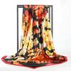 90Cm satin large square scarf headscarf new street retro simple bandanas