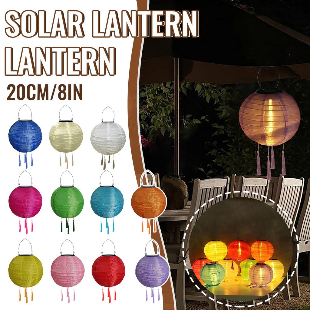 Solar For Outdoor Use 8inch Waterproof Solar LED Garden Lanter