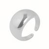 Ring - LUXENTER - Tanys - Adjustable Size - Rhodium Plated Finish - Width 12.4 Mm