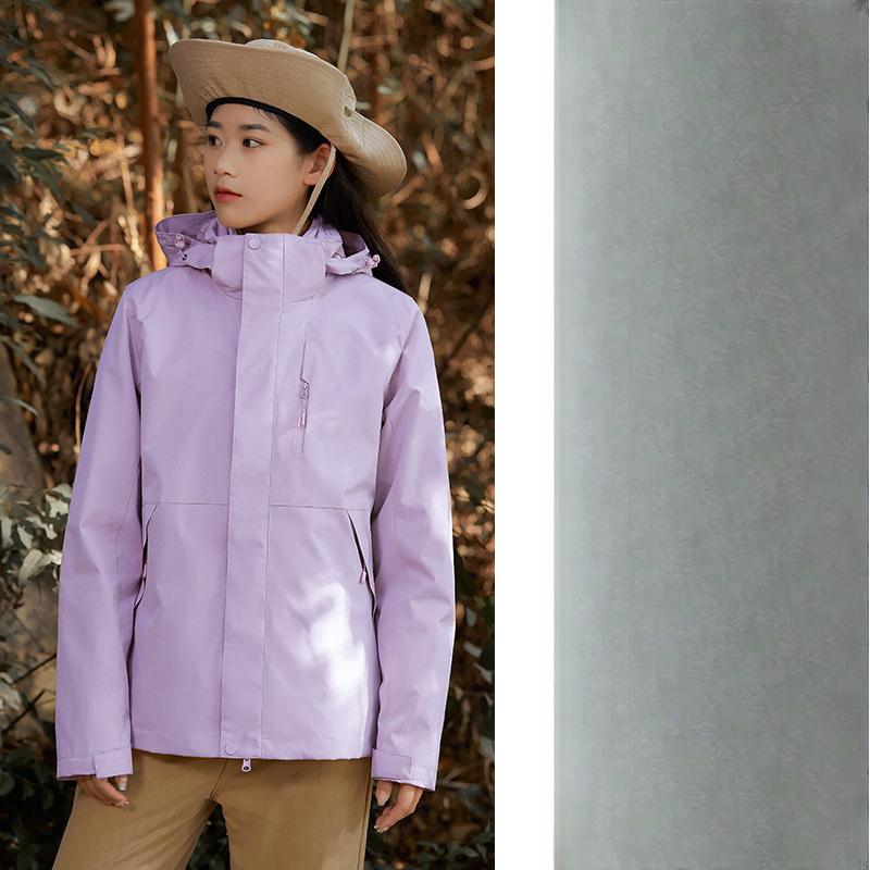 

Куртка Мужской Новый Костюм для альпинизма Три-в-одном Женский Съемный Комплект из двух частей Принт 4XL