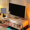 Computer Screen Riser Display Box Multifunctional Dustproof Ergonomic with Storage Drawer