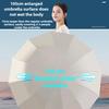 UPF50+ 16-Rib Auto Folding Umbrella - Windproof Large UV Protection Sun & Rain Parasol, Lightweight Travel Design for Women/Men