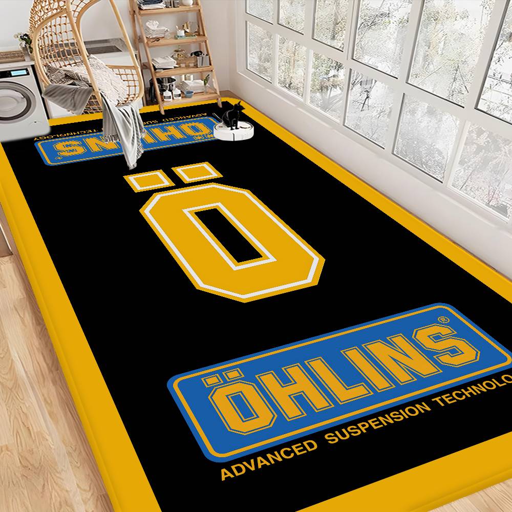 

O-Ohlins Bathroom Mat Anti-slip Absorb Water Long Strip Cushion Bedroon Mat Welcome Doormat 50x80cm