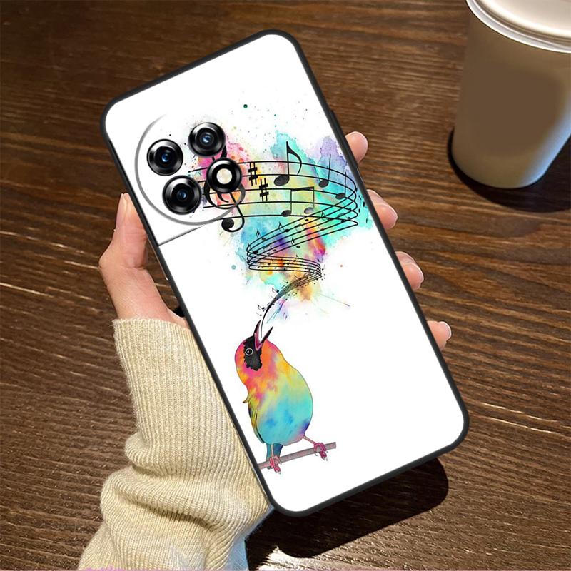 Musical Music Note For OnePlus Nord CE 5 2 3 4 Lite N20 N30 Case For OnePlus 15 R 13 12 11 8T 10T 13T 12R 13R