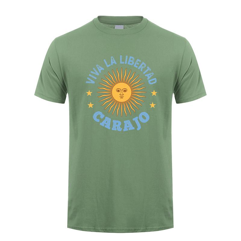 Viva La Libertad Carajo T Shirt Summer Funny Unisex Cotton Streetwear Tops Short Sleeve Tshirt Unisex Clothes Top Dy174