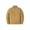 Timberland Zipper Solid Color Stand Collar Loose Down Jacket Men Outerwear Wheat A1NDQ-P47