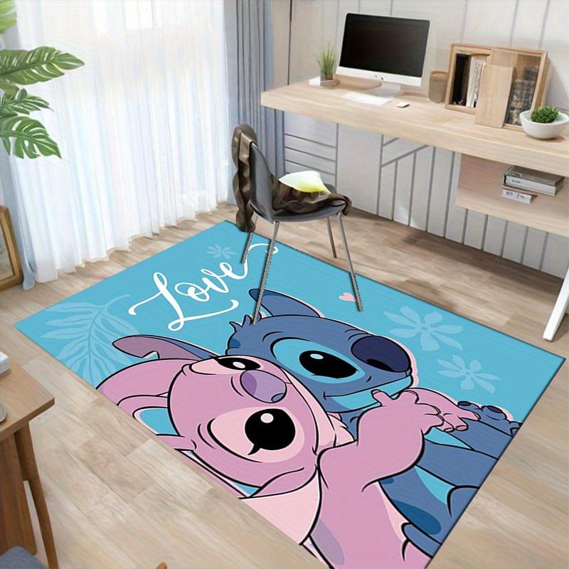 1pc. Cute Stitch and Angel Love Design Rug - Perfect for Home Decor, Office Carpet, Outdoor Use, and Gift Ideasz0414251