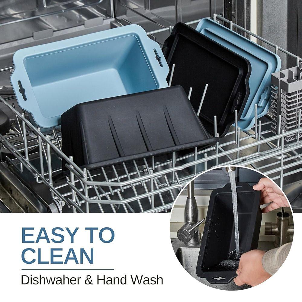 Foldable Silicone Ice Mold Non-Stick Extra Large Ice Box Dishwasher Safe Big Ice Tray Tub