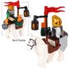 MOC Medieval Army Weapons Building Blocks Cannon Pirate Ship Soldiers Figures Military War Scene Assembling Mini Brick Toy Gifts