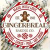 Gingerbread Bakery Round Aluminum Wreath Wall Art 8 Inch Kitchen Decor