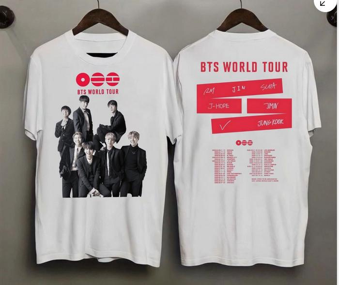 Vtg BTS World Tour Bangtan Comeback 2026 K-Pop T-Shirt S-5XL