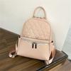 Diamond-shaped Double-shoulder Bag - New Women's Model, Simple and Versatile, Large Capacity, High-quality and Trendy Embroidery Backpack