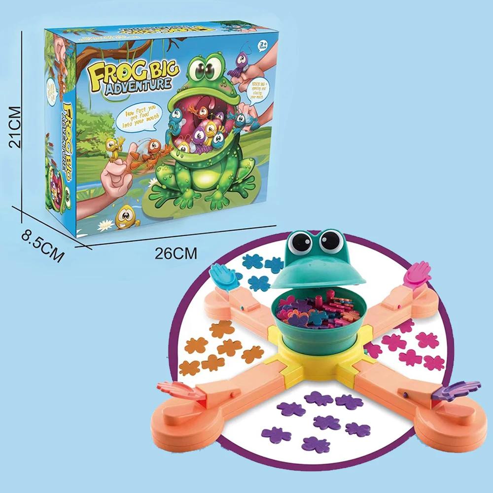Electric Interactive Frog Toys For Children Party Game Multiplayer Educational Parent-Child Game Kids Birthday Xmas Gifts