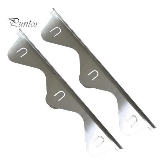 Kitchen Stove Gap Cover 2Pcs Stainless Steel Filler for Oven And Metal Side Protector Countertop Heat Resistant Counter Stovetop Guard Expandable