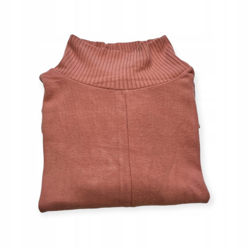 Różowy Sweter Golf Damski Loft L
