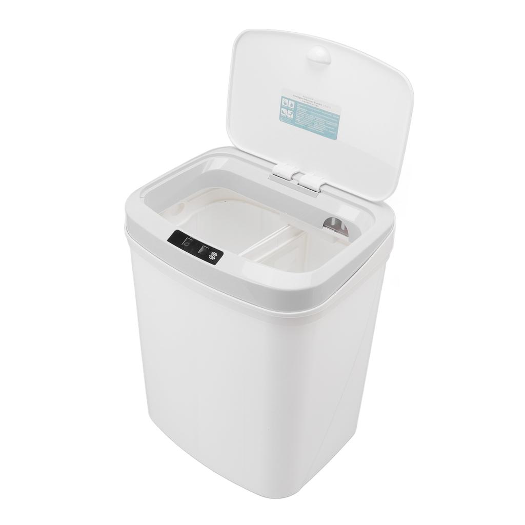 Smart Trash Can 16L Dry Wet Segregation Quick Motion Sensing Auto Close Electric Trash Can for