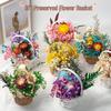 Back-to-School Gift: DIY Eternal Flower Mini Basket Ornament for Team Building & Decoration