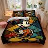 3pcs set Mickey Mouse, Stained Glass, Pop Art print bedding quilt cover, soft and comfortable quilt cover suitable for bedroom and guest room07